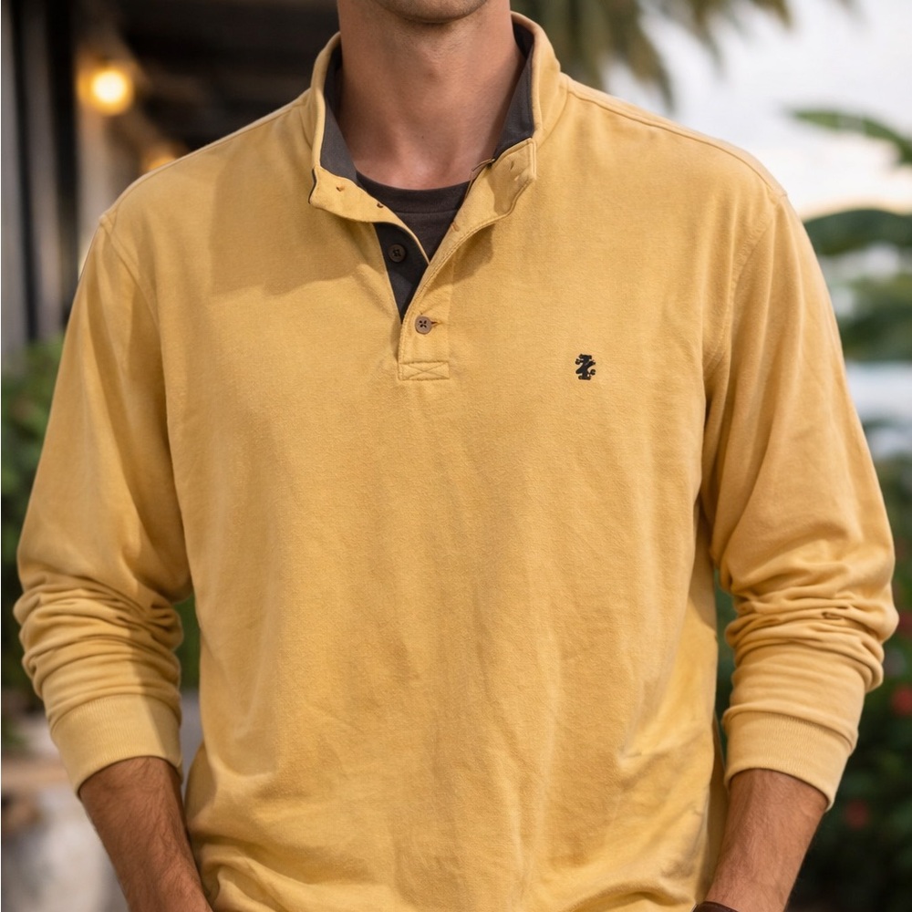 IZOD Men's Mustard Polo Shirt